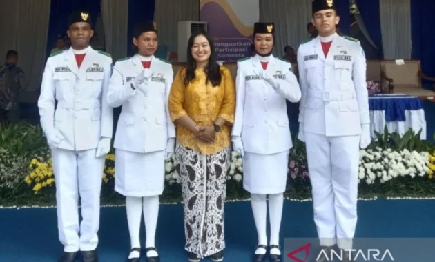 Anak Pekerja Migran di Malaysia Pimpin Upacara Hardiknas di Jakarta