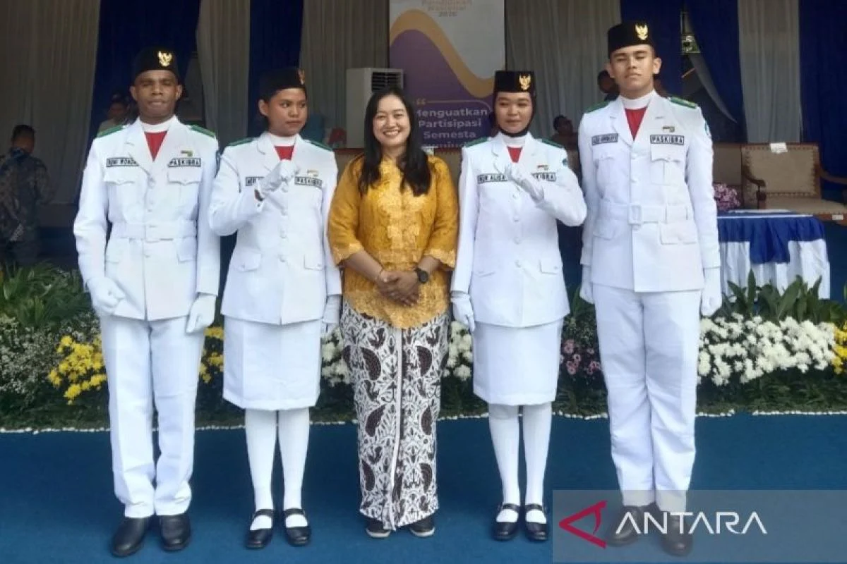 Anak Pekerja Migran di Malaysia Pimpin Upacara Hardiknas di Jakarta