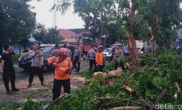 Angin Kencang Terjang Klaten, Karhutla Muncul di Nunukan