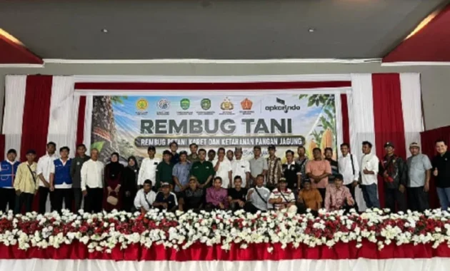 Apkarindo Gelar Rembug Petani Karet dan Ketahanan Pangan Jagung di Kaltim