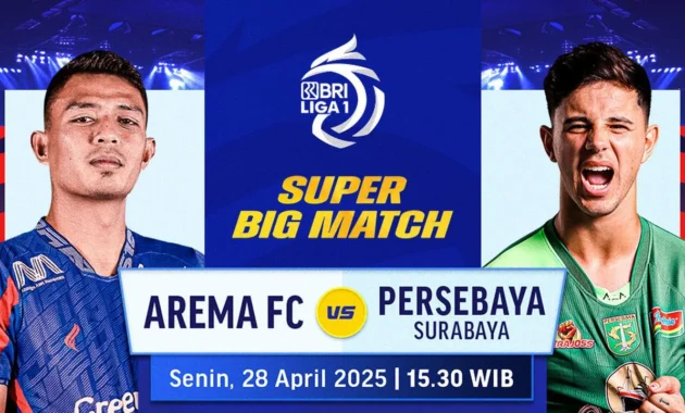 Arema FC vs Persebaya: Duel Sengit di Puncak Liga 1 2025/2026 Menjelang Akhir Musim Arema FC vs Persebaya: Duel Sengit di Puncak Liga 1 2025/2026 Menjelang Akhir Musim