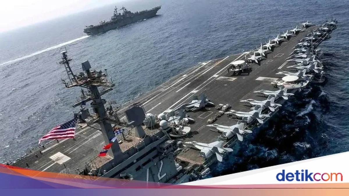 AS Tambah Kapal Induk di Laut Tengah, Trump Kembali Tekan Iran dengan Opsi Militer Baru