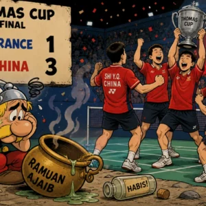 Asterix kehabisan ramuan ajaib di final Piala Thomas