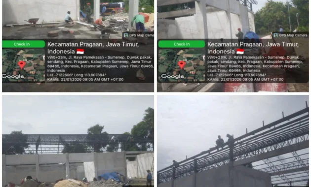 Babinsa Awasi Pembangunan Koperasi Merah Putih dengan Bekal Bimtek Dua Minggu