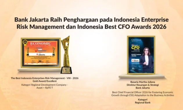 Bank Jakarta Raih Penghargaan Indonesia Best CSR di Sektor Perbankan 2026 Bank Jakarta Raih Penghargaan Indonesia Best CSR di Sektor Perbankan 2026