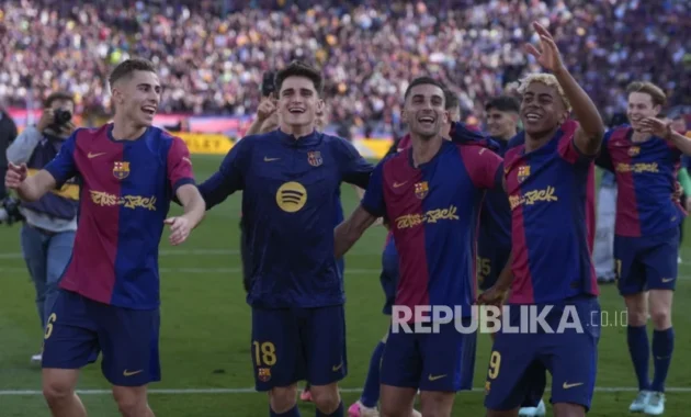 Barcelona Raih Gelar Ke-29 La Liga Usai Kemenangan Dramatis 2-0 atas Real Madrid