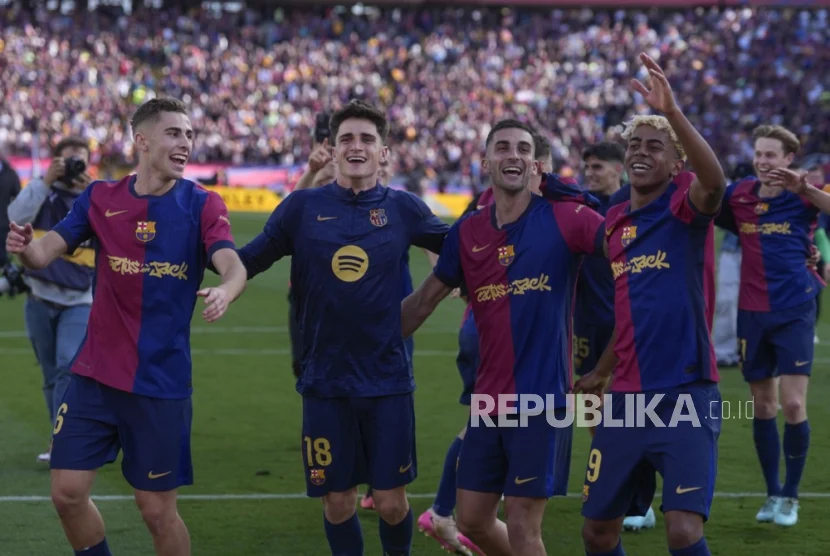 Barcelona Raih Gelar Ke-29 La Liga Usai Kemenangan Dramatis 2-0 atas Real Madrid