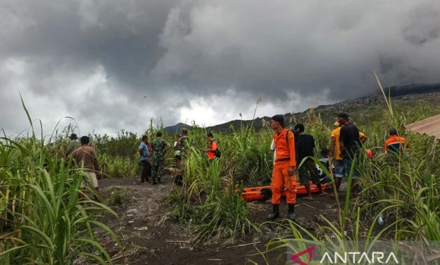 BNPB: Tiga pendaki hilang di Gunung Dukono masih dalam pencarian