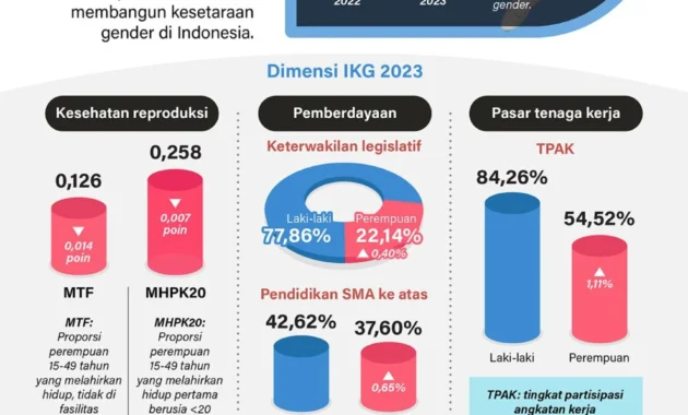 BPS: Kesenjangan gender di Indonesia menyempit