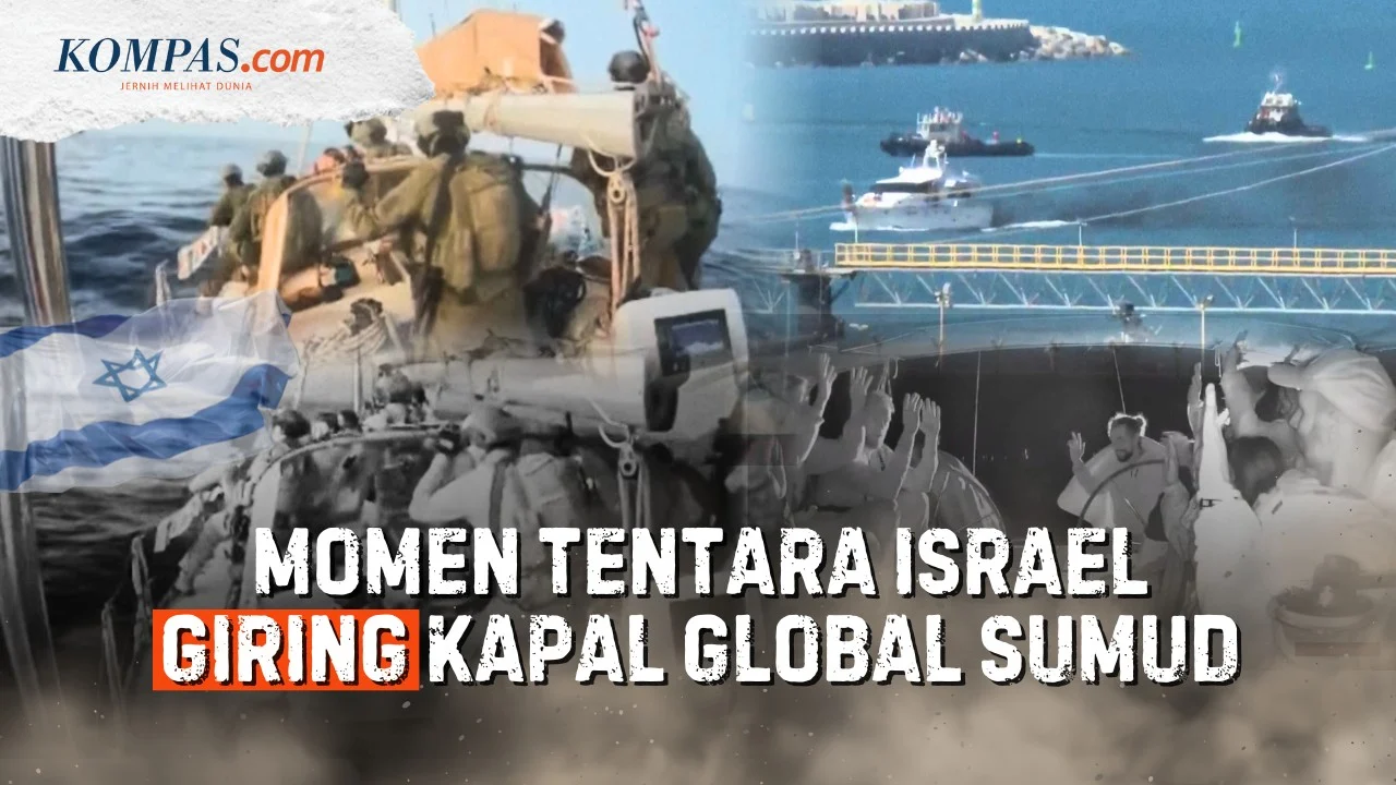 BREAKING NEWS: Kapal-Kapal Global Sumud Flotilla Mulai Dibajak Tentara Israel