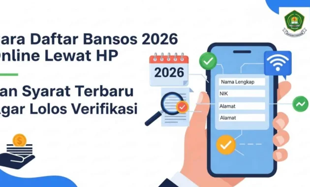 Cara Buat Akun Baru Cek Bansos Kemensos 2026 Lewat HP Agar Tak Repot ke Kantor Desa