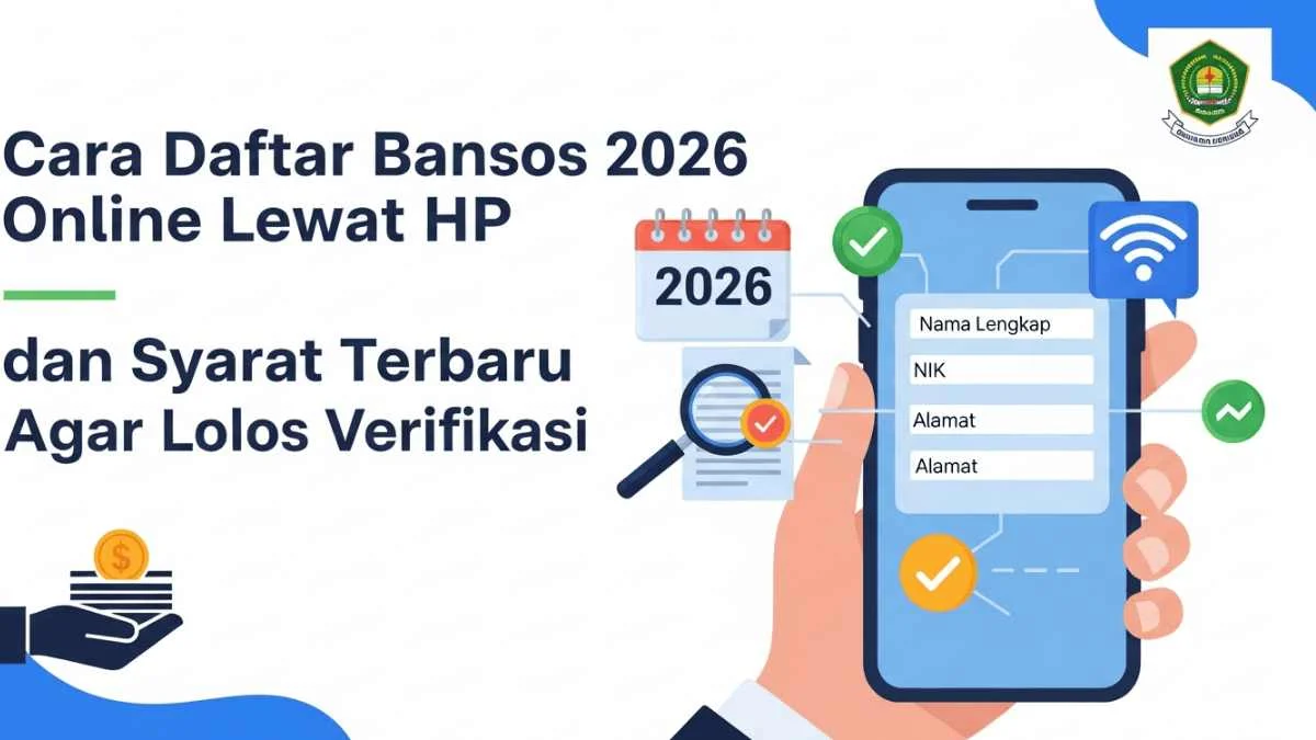 Cara Buat Akun Baru Cek Bansos Kemensos 2026 Lewat HP Agar Tak Repot ke Kantor Desa