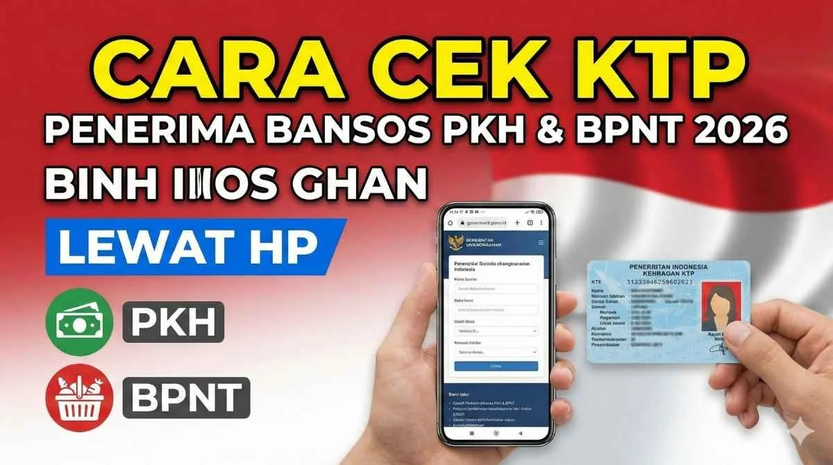 Cara Cek Bansos Kemensos Pakai NIK, PKH & BPNT Cair April 2026: Jadwal, Nominal, dan Langkah Praktis