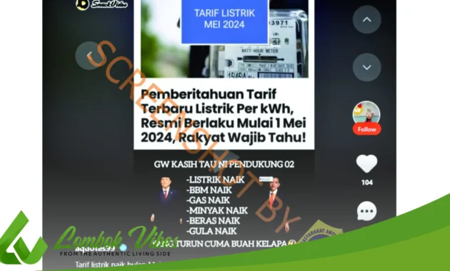 Cek Fakta: Benarkah Tarif Listrik Naik Tanpa Pemberitahuan pada Awal Mei?
