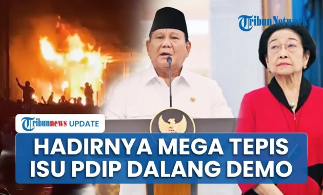 Cerita Megawati Minta Prabowo Buktikan PDIP Dalang Demo 2025