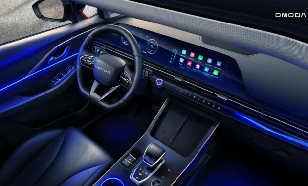 Chery OMODA C5 2026 hadir dengan interior futuristik di Thailand