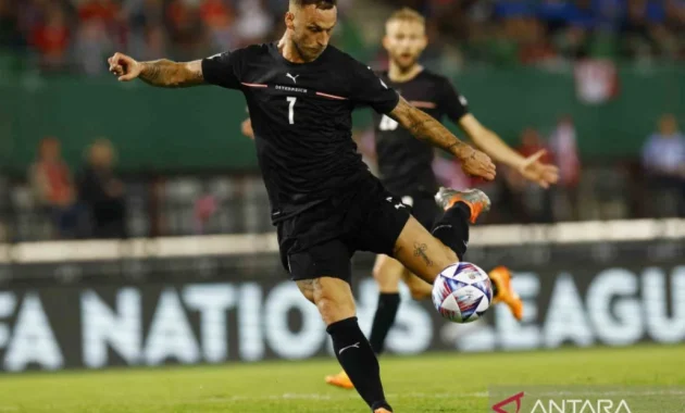 Daftar skuad Austria: Arnautovic dan Alaba kembali jadi pilar