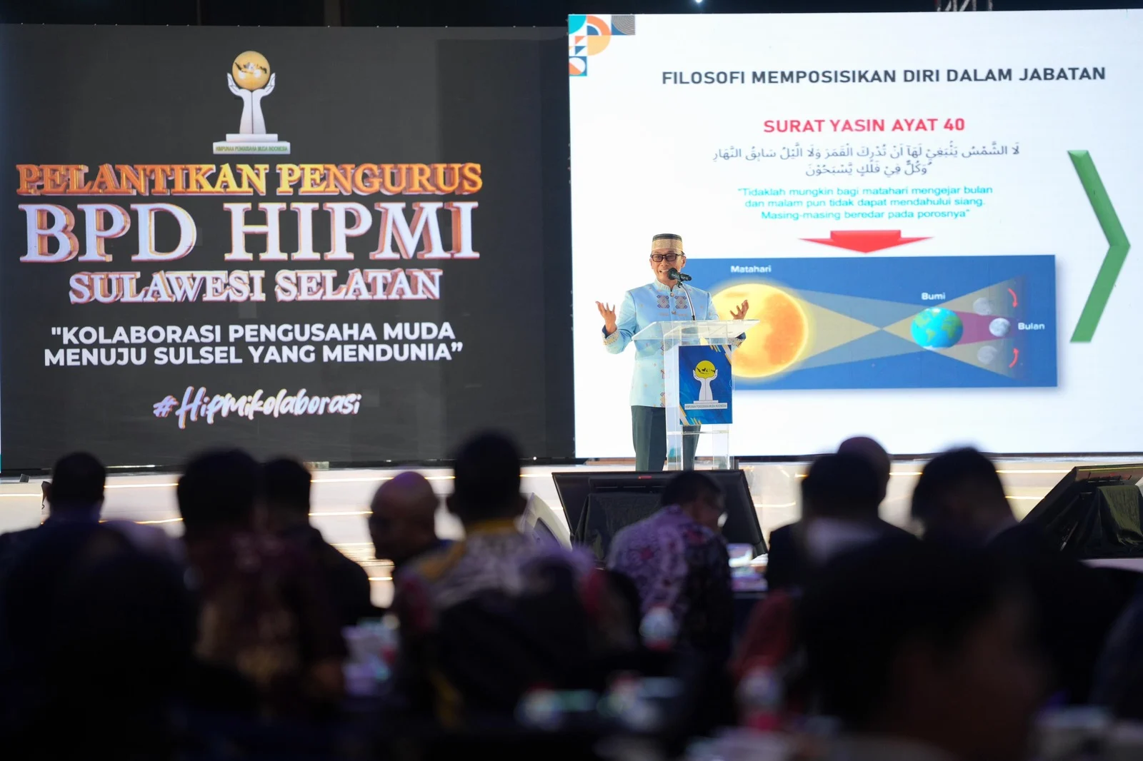 Debat Perdana: Reynaldo Ajak Kader HIPMI Bantu Pemerintah Wujudkan Ekonomi 8%