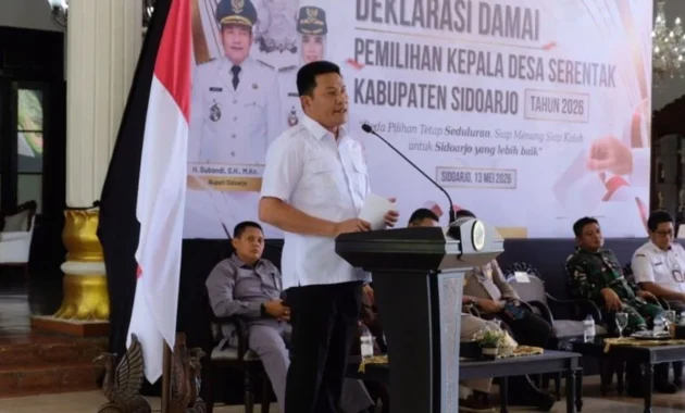 Deklarasi Damai Pilkades Sidoarjo 2026: Komitmen Kuat Jaga Kondusifitas Daerah