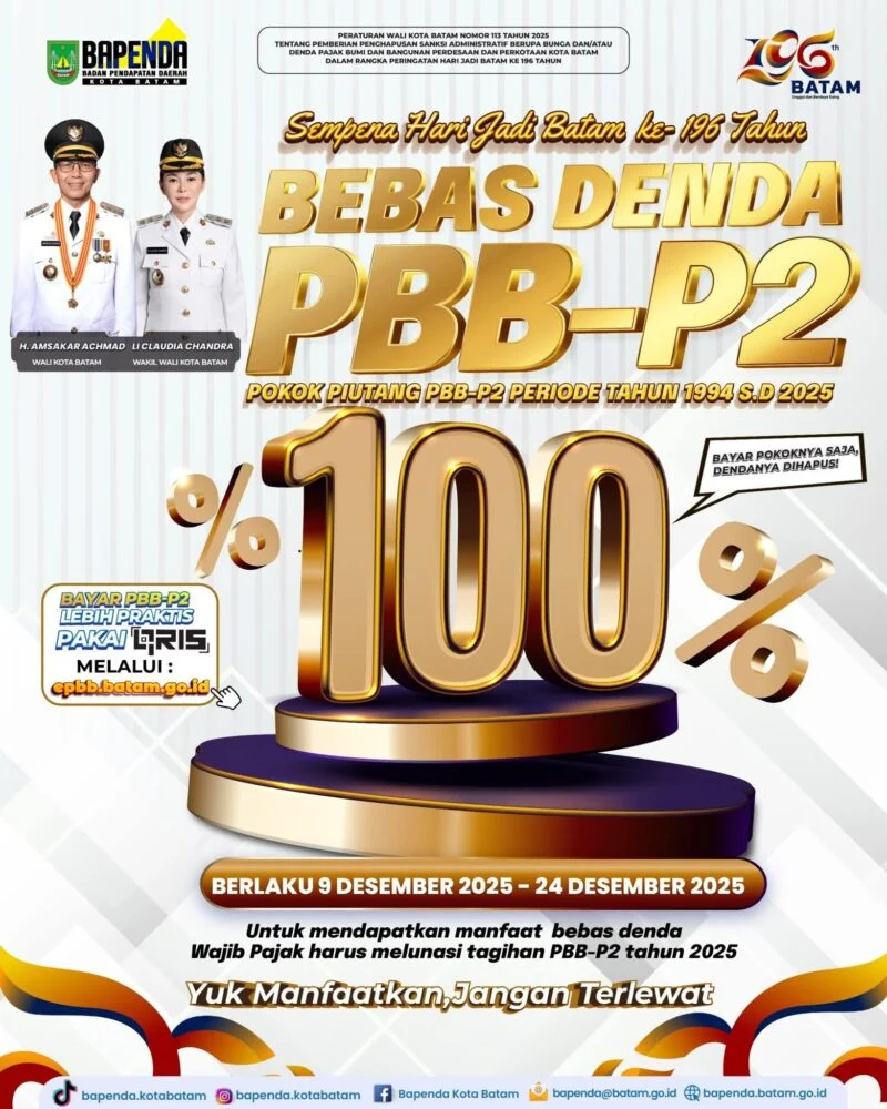 Depok Gelar Pemutihan PBB-P2, Denda Keterlambatan Dihapus, Pokok Pajak Dikurangi hingga 100 Persen