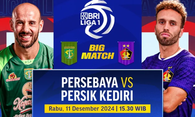 Derby Jawa Timur: Persebaya Surabaya vs Persik Kediri Siapkan Pertarungan Sengit di GBT