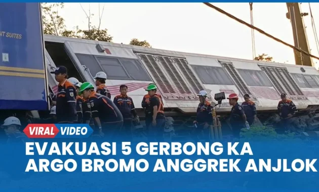 Detik-Detik Menegangkan: Lokomotif Argo Bromo Anggrek Lepas Kendali dan Menabrak KRL di Bekasi Timur