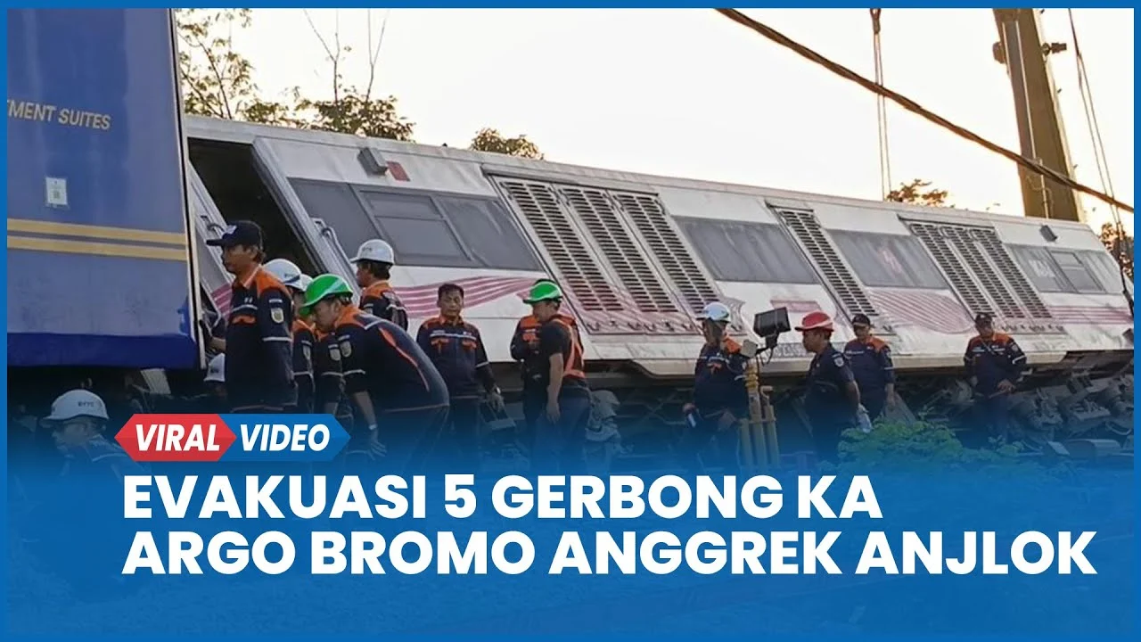Detik-Detik Menegangkan: Lokomotif Argo Bromo Anggrek Lepas Kendali dan Menabrak KRL di Bekasi Timur
