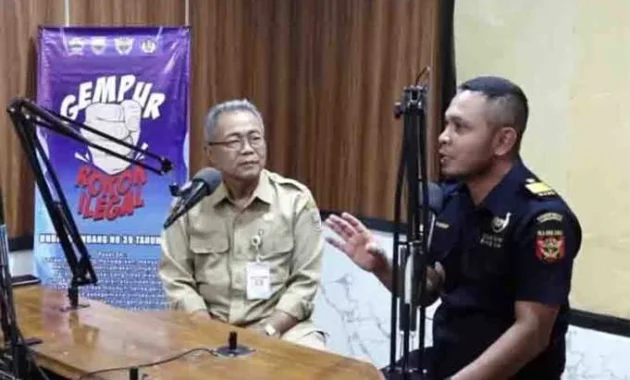 Diskominfo Tegal Gempur Rokok Ilegal, Banser Diperkuat dengan Edukasi 'Gajah Tunggal' dari Bea Cukai
