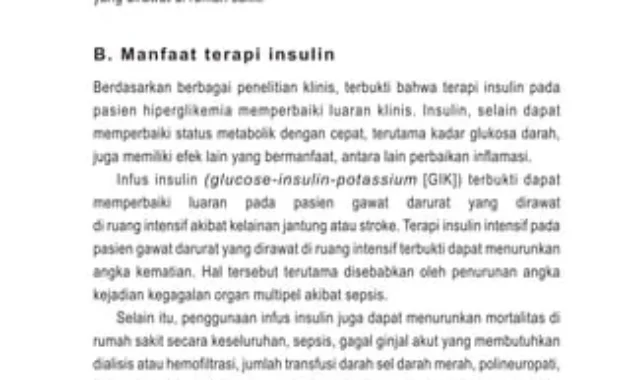 Dokter Paparkan Alasan Perlu Terapi Insulin bagi Pasien Diabetes