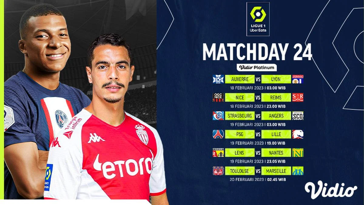 Drama Akhir Musim Ligue 1: Lyon, Lille, dan Auxerre Berlomba di Puncak Papan Klasemen