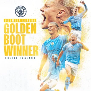 Erling Haaland Cetak Sejarah, Raih Sepatu Emas Liga Inggris untuk Ketiga Kalinya