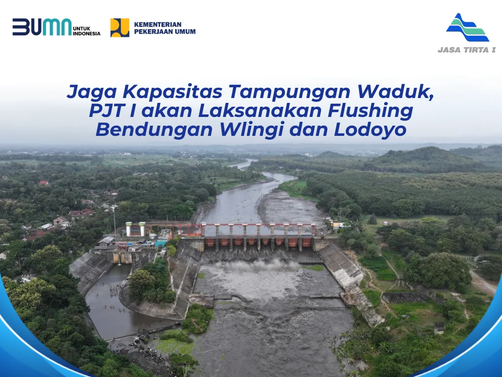 Flushing Bendungan Wlingi dan Lodoyo Dorong Peningkatan Debit Hilir; Dampak pada Transportasi dan Keselamatan Publik