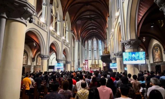 Gereja Katedral Jakarta Gelar Empat Misa pada Hari Kenaikan Yesus Kristus