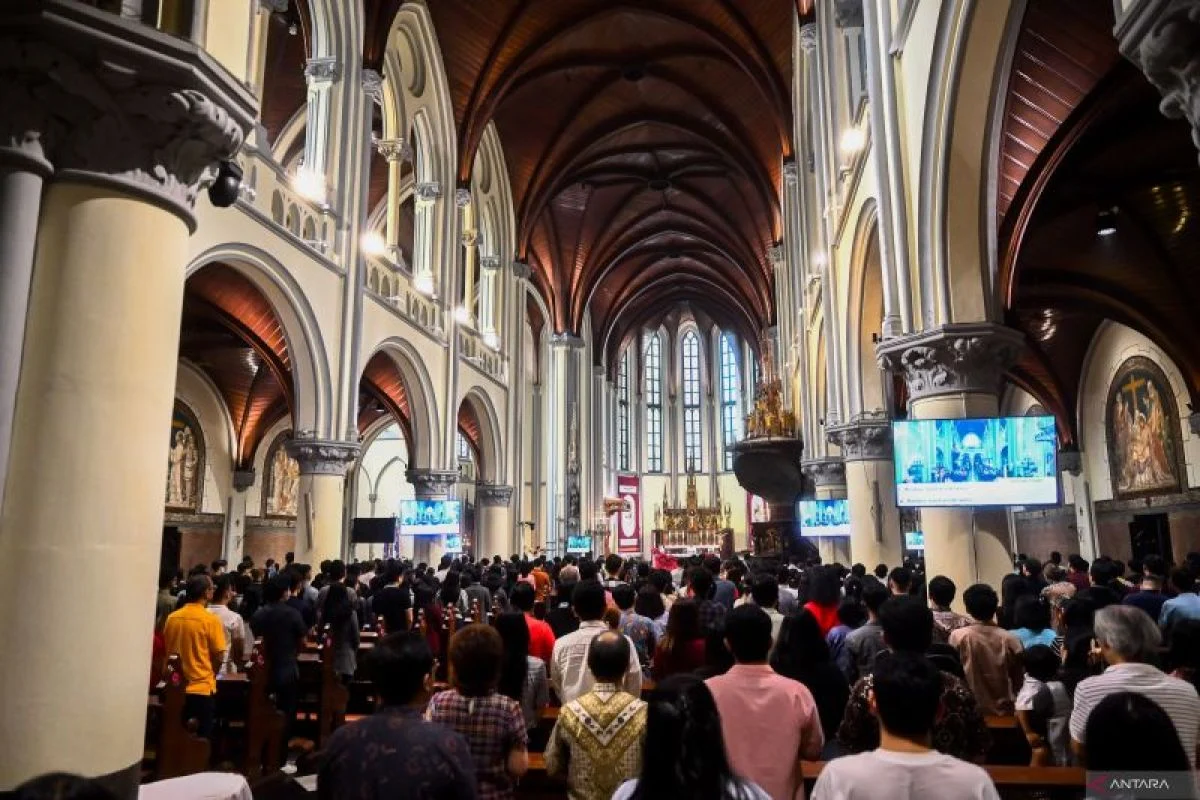 Gereja Katedral Jakarta Gelar Empat Misa pada Hari Kenaikan Yesus Kristus