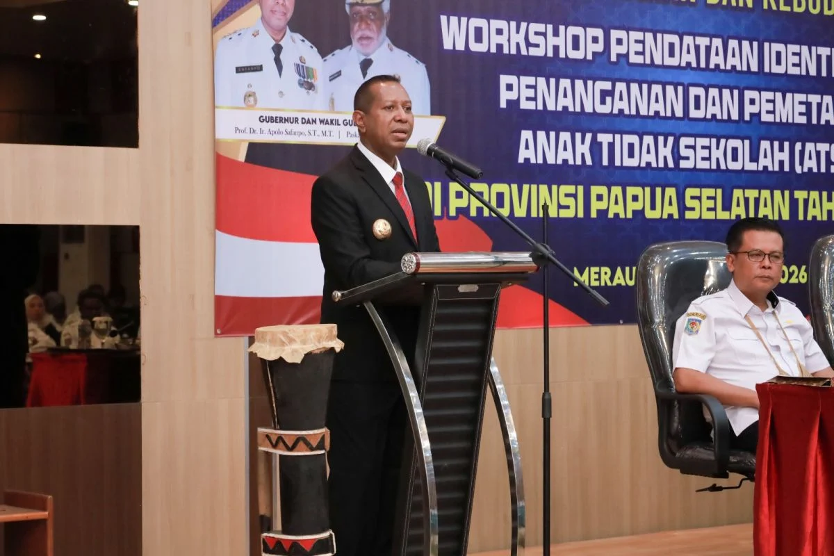 Gubernur: Sebanyak 38 Ribu Anak Papua Selatan Tidak Sekolah