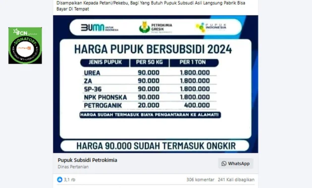 Harga Pupuk Subsidi Masih Aman di Tengah Melemahnya Rupiah Terhadap Dolar