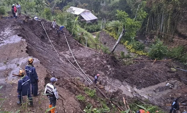 Hujan Deras Pecah Rekor, Tanah Longsor Mengguncang Sleman: Ribuan Warga Terdampak