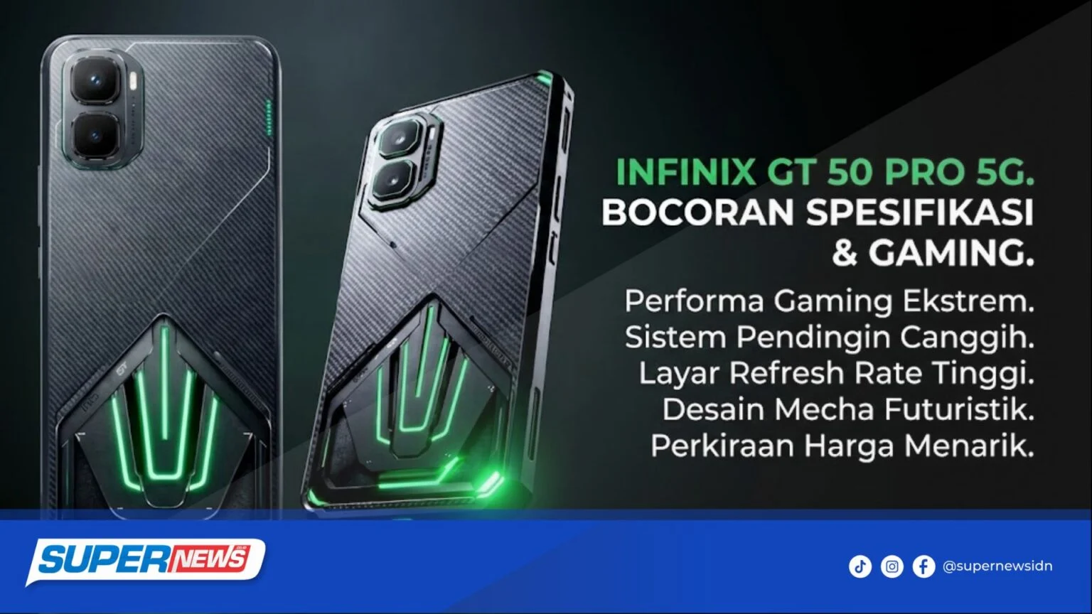 Infinix GT 50 Pro: Spesifikasi Gaming Premium yang Siap Menyaingi Flagship Global