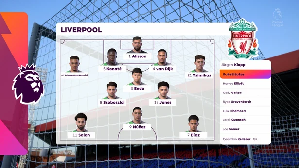 Jadwal Liverpool vs Crystal Palace: Prediksi Skor, Starting XI, dan Potensi Kejutan di Premier League