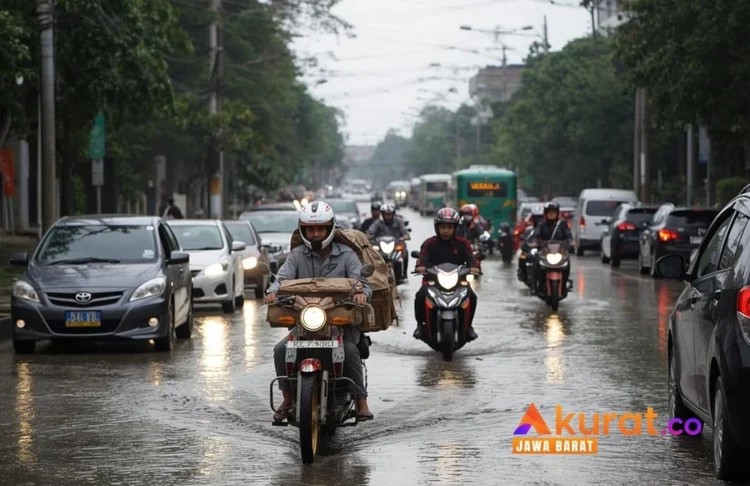 Jawa Barat Dihadapkan pada Hujan Lebat Sepanjang Pekan: BMKG Peringatkan Potensi Banjir
