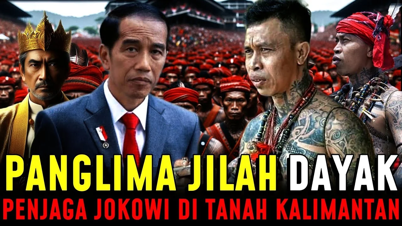Jokowi Dihajak Panglima Jilah Main Film Dayak, Siap Belajar Akting