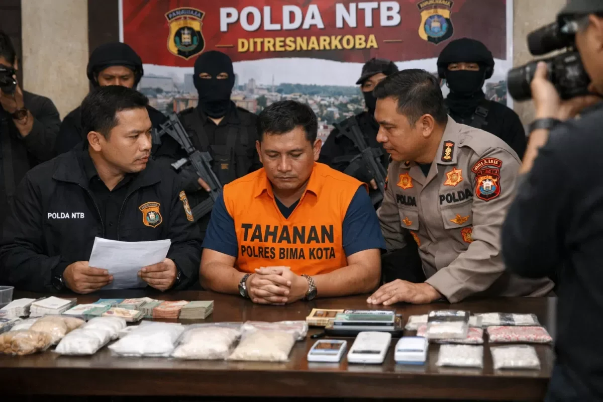 Kasat Resnarkoba Polres Kutai Kartanegara Ditangkap Terkait Kasus Narkotika