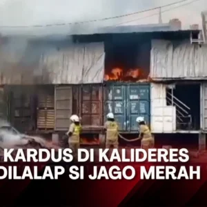 Kebakaran Lahar Empat Gudang di Kalideres, Jakarta Barat