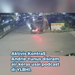Kemarahan TNI Meletus: Anggota Denma Siram Air Keras Aktivis Andrie Yunus Setelah Video Viral Mengguncang
