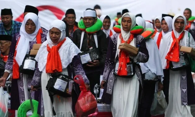 Kemenhaj Cianjur Lepaskan 73 Jamaah Calon Haji dari Polres