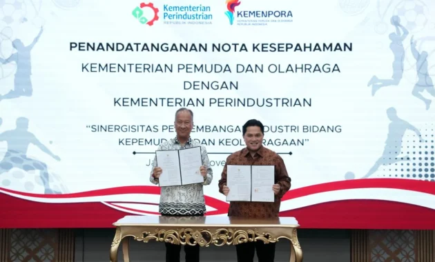 Kemenpora Masuk 10 Besar Kementerian Terpopuler, Sinergi dengan Kemenperin Dorong Industri Olahraga Nasional