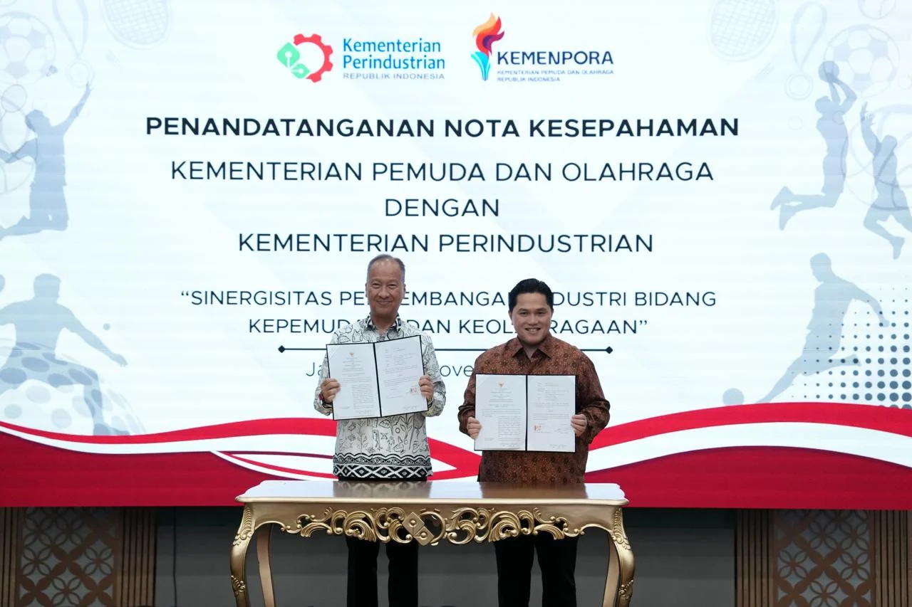 Kemenpora Masuk 10 Besar Kementerian Terpopuler, Sinergi dengan Kemenperin Dorong Industri Olahraga Nasional