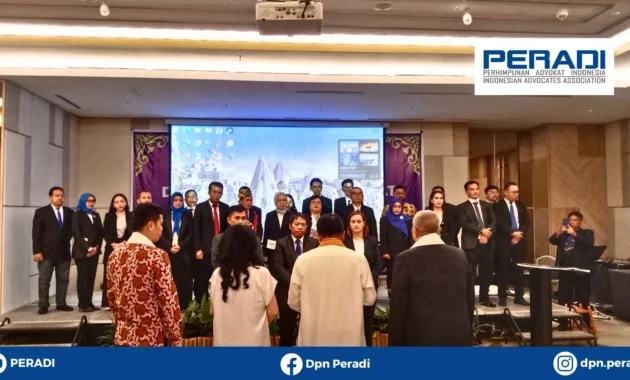 Ketua KPK dan Wakil Menteri Hukum Sampaikan Pesan Khusus pada Pelantikan PERADI Profesional 2026‑2031