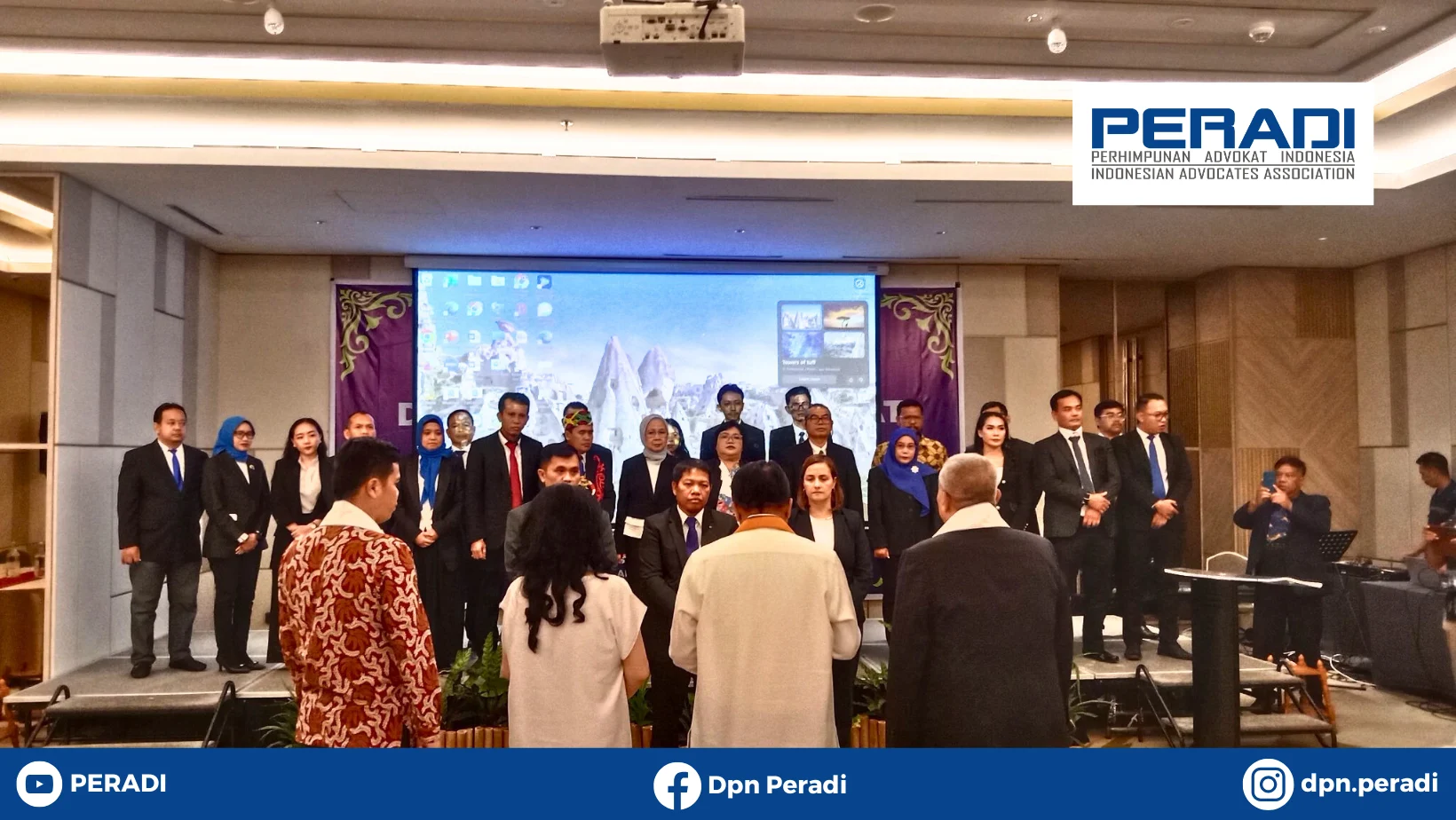 Ketua KPK dan Wakil Menteri Hukum Sampaikan Pesan Khusus pada Pelantikan PERADI Profesional 2026‑2031