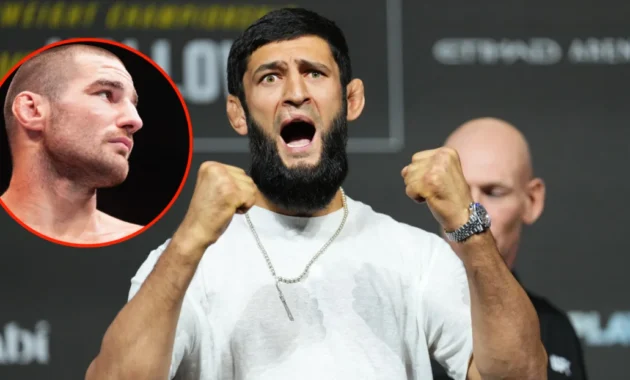 Khamzat Chimaev Gigit Sean Strickland dalam Konferensi Pers UFC 328: Drama, Trash Talk, dan Persiapan Pertarungan Besar